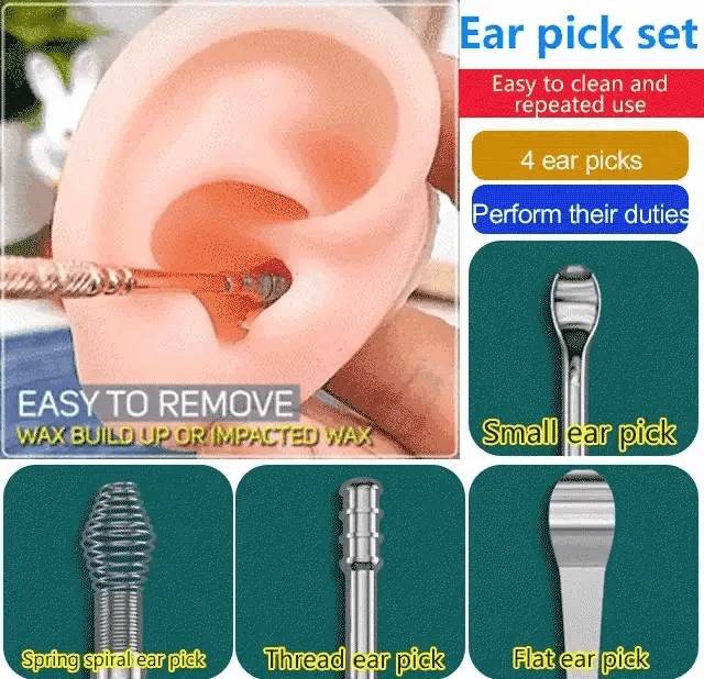 🔥Daily Promotion✨Stainless steel ear scoop set