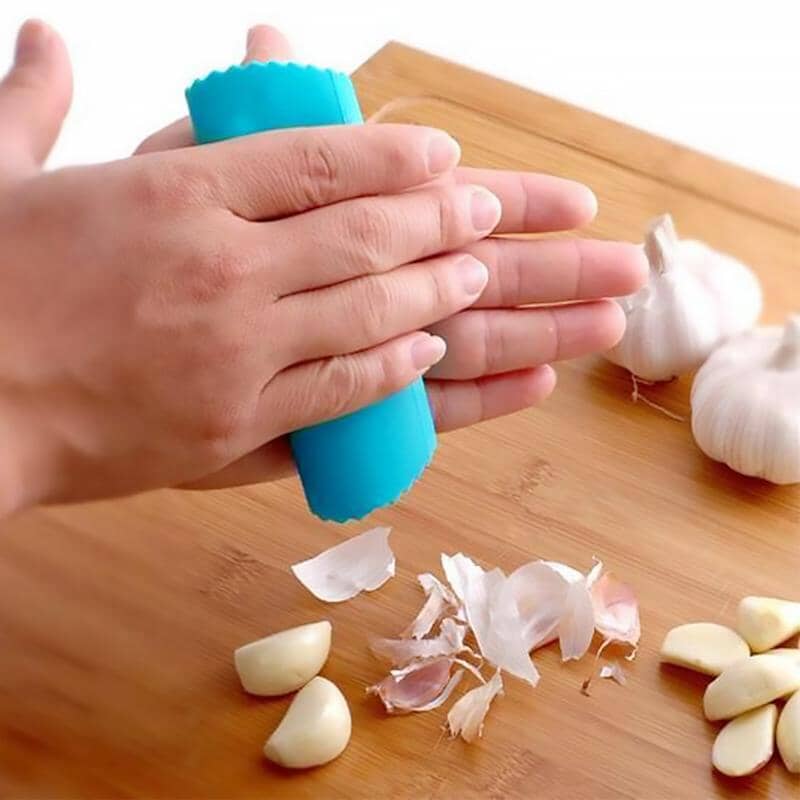 Effortless Rolling Garlic Skin Remover for Quick Peeling