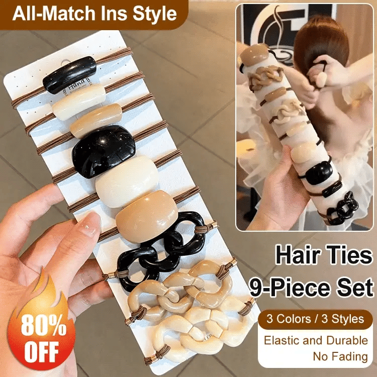 9Pcs Set Popular Hair Clips