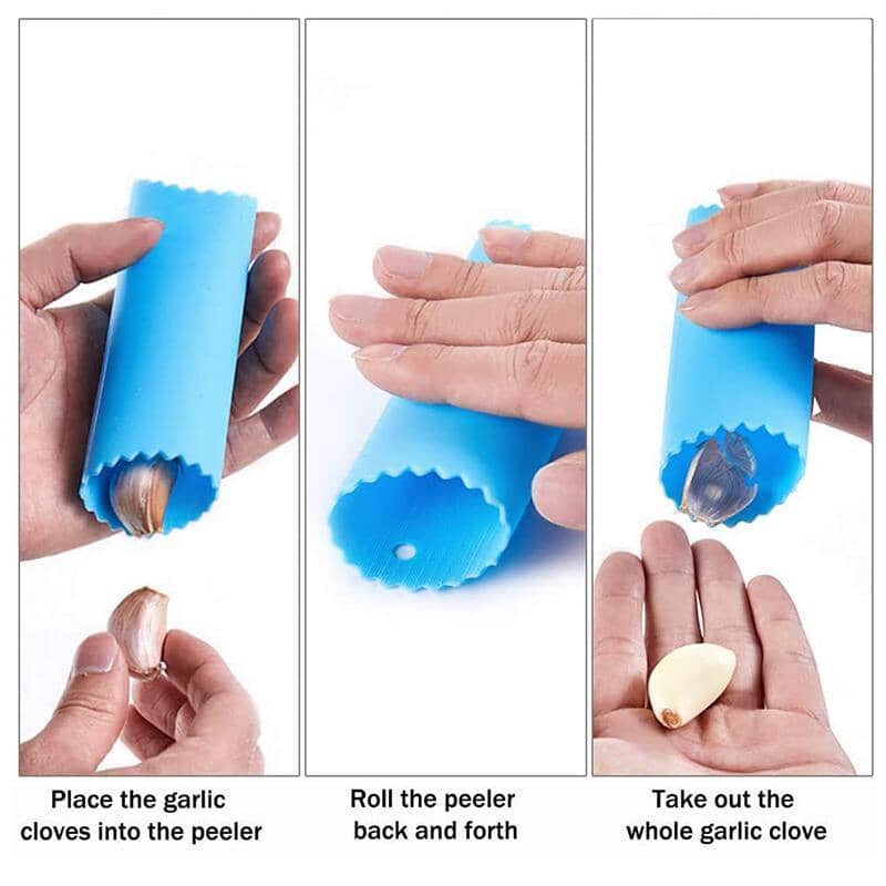 Effortless Rolling Garlic Skin Remover for Quick Peeling