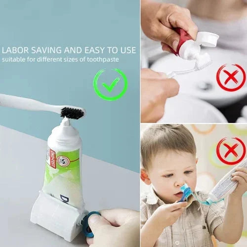 3Pcs Rolling Toothpaste Squeezer