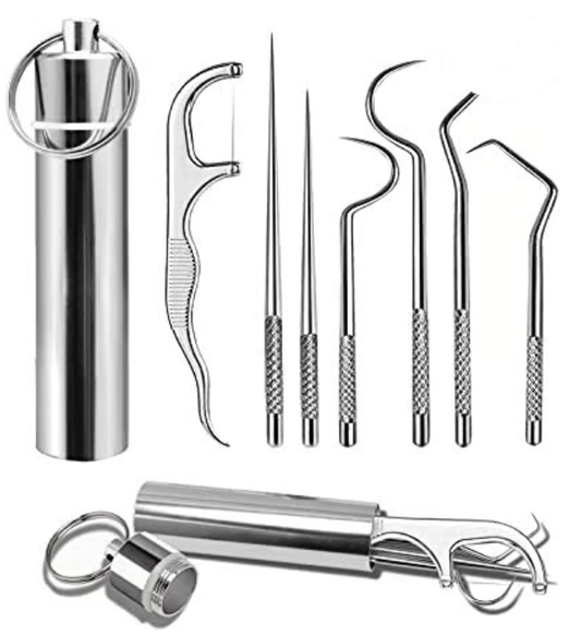 Stainless Steel Toothpick Set 7pcs