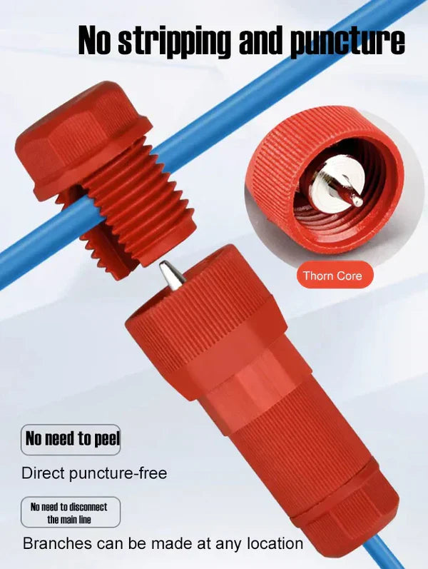 Non-Strip Wire Piercing Quick Connector